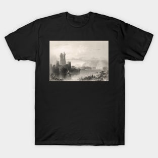 Ross Castle, Killarney, Ireland 1841 T-Shirt